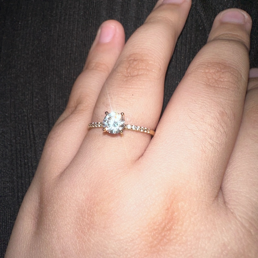 Elegant Gold and Silver Ring